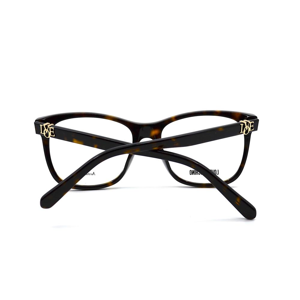 NEW LOVE MOSCHINO MOL520 086 DARK HAVANA AUTHENTIC EYEGLASSES FRAME - Picture 7 of 11